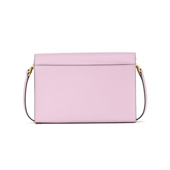 New Kate Spade Carson Saffiano Leather Convertible Crossbody bag Quartz Pink - Picture 3 of 5